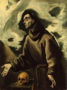Saint Francis Receiving the Stigmata El Greco